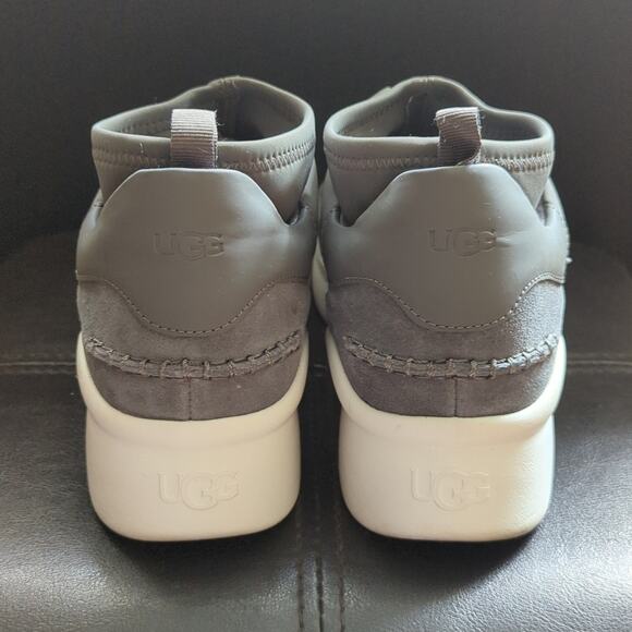 UGG Neutra Neoprene Leather Stretch Pull On Comfort Platform Sneaker Size 9.5 - Picture 4 of 7